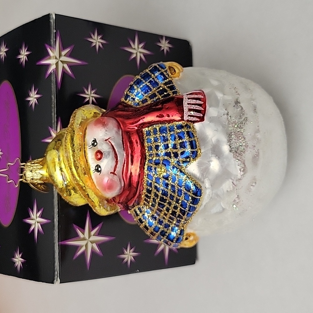 Christopher Radko's "Chilly Ball" - Hand Made Glass Blown Ornament